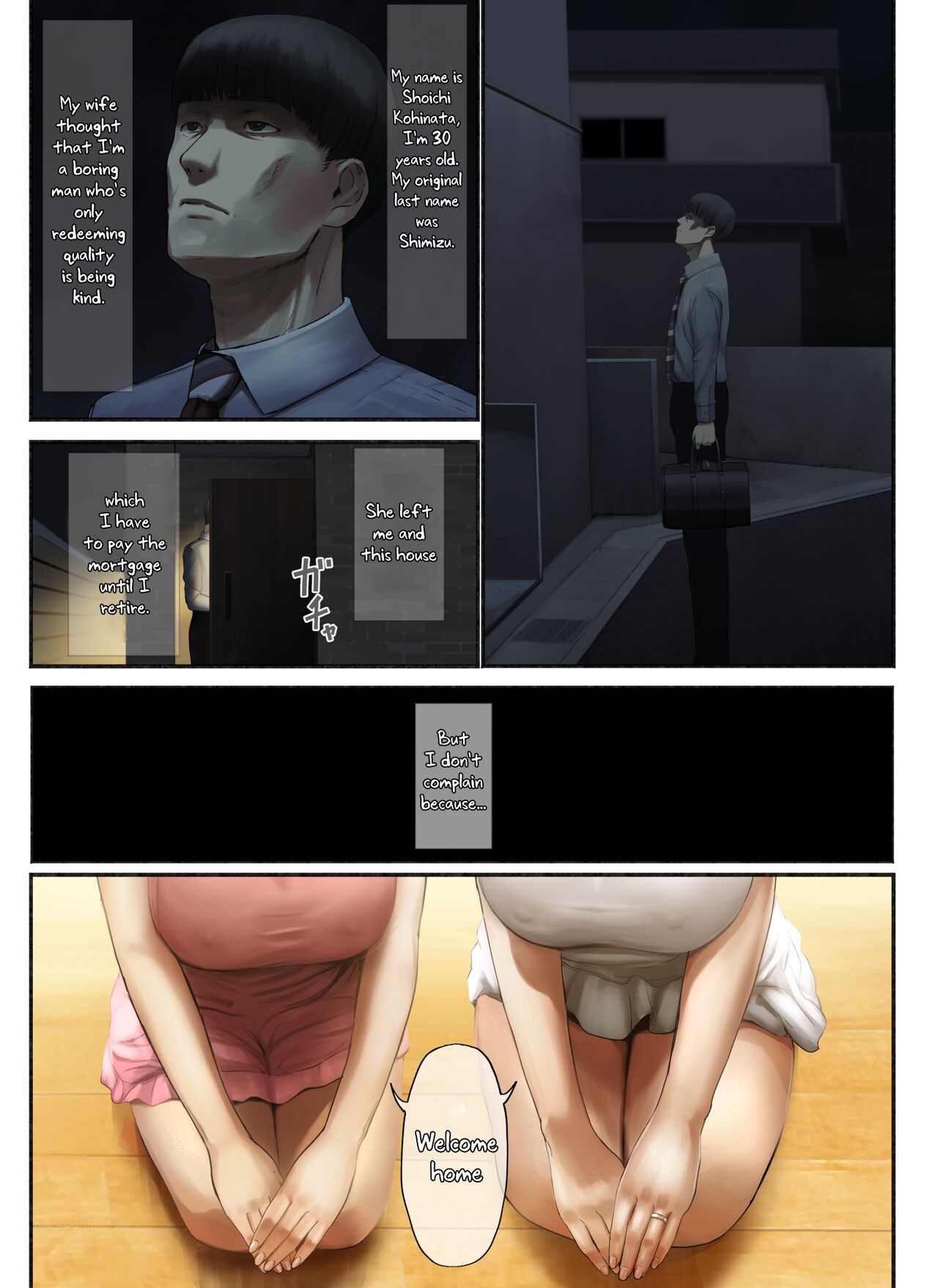 "Yasashii Dake no Otoko" to Tsuma ni Sute Raretanode... page 4 full