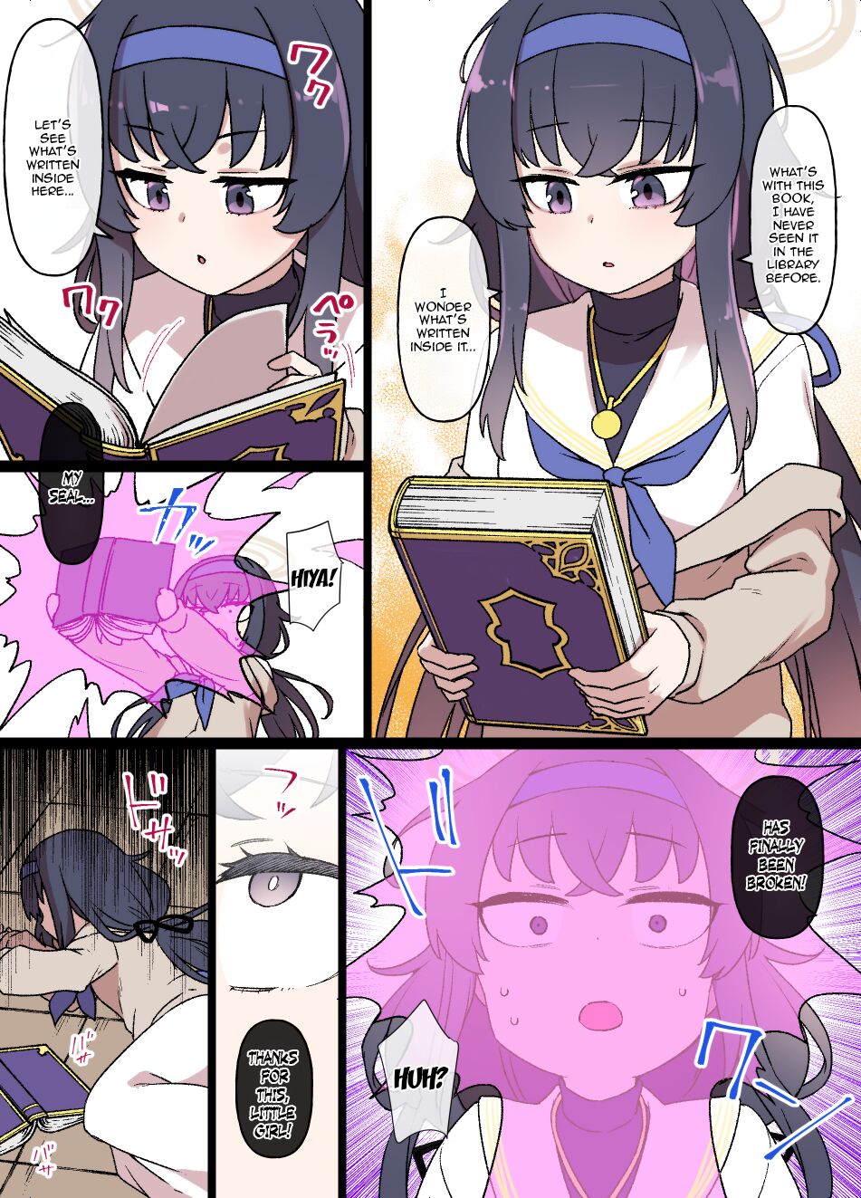 Blue Archive MC Hyoui Manga Mari & Hina-hen | Blue Archive Mind Control and Possession Compilation page 1 full