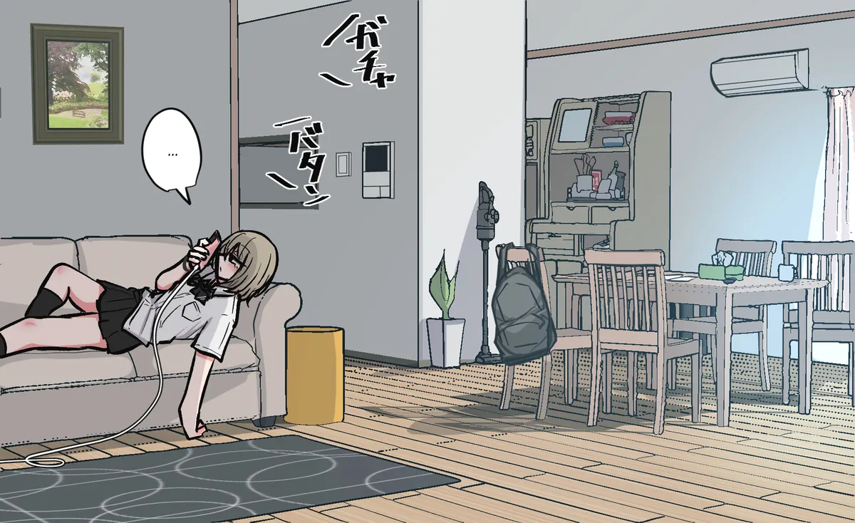 ribingu de kaihou onani-suru shinyu-chan | Best Friend-chan Masturbating Out in the Living Room page 2 full