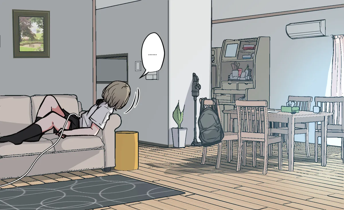 ribingu de kaihou onani-suru shinyu-chan | Best Friend-chan Masturbating Out in the Living Room page 3 full