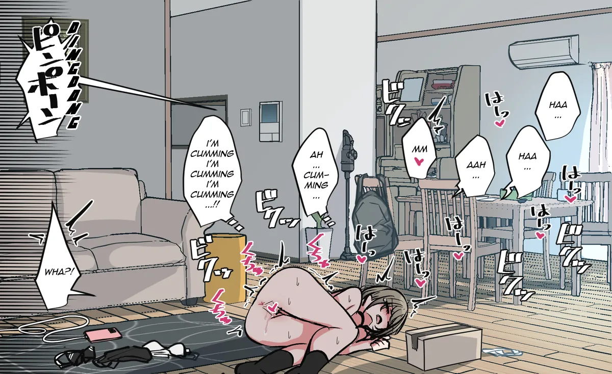 ribingu de kaihou onani-suru shinyu-chan | Best Friend-chan Masturbating Out in the Living Room page 8 full