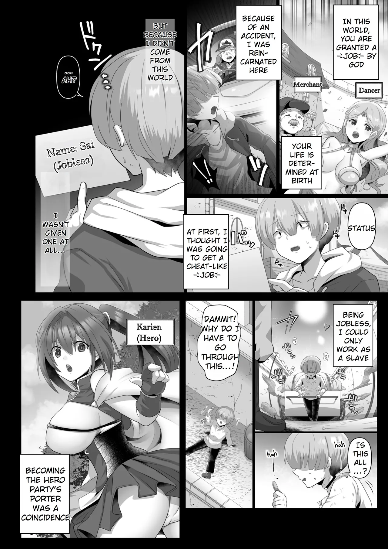 The Reincarnated Jobless’ Harem Life In Another World - 1 page 4 full