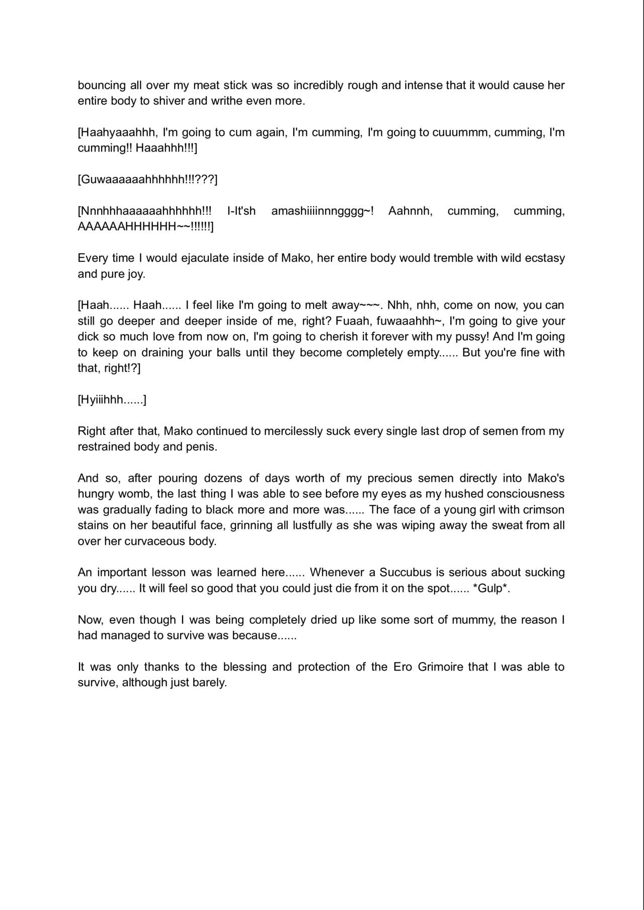 Motto! Haramase! Honoo no Oppai Isekai Chou Ero ♥ Succubus Gakuen! page 7 full