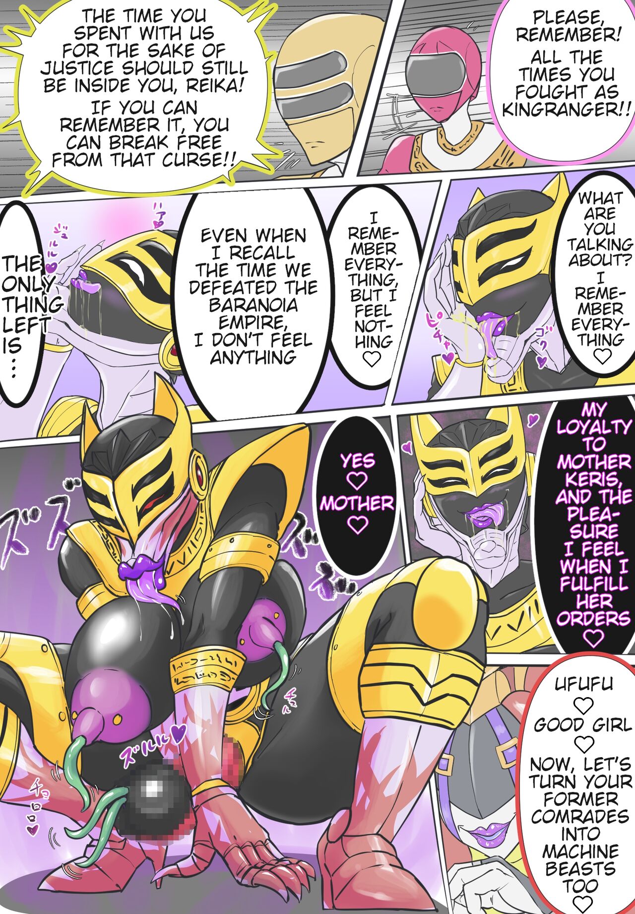 Kingranger VS Lewd Bara Keris: Compilation page 7 full