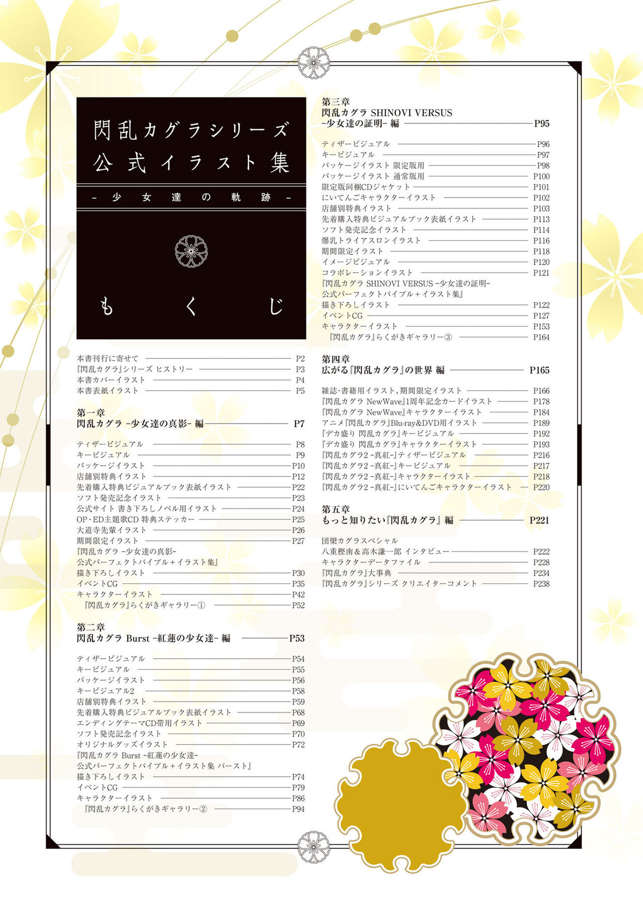 Senran Kagura Series Official Illustrations - The Trail of Girls page 8 full