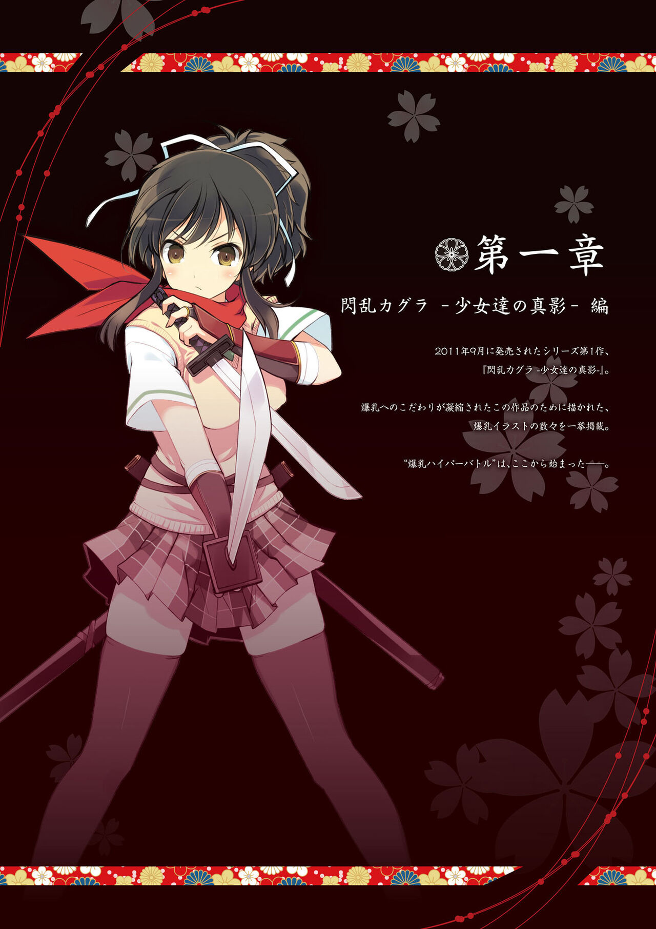 Senran Kagura Series Official Illustrations - The Trail of Girls page 9 full