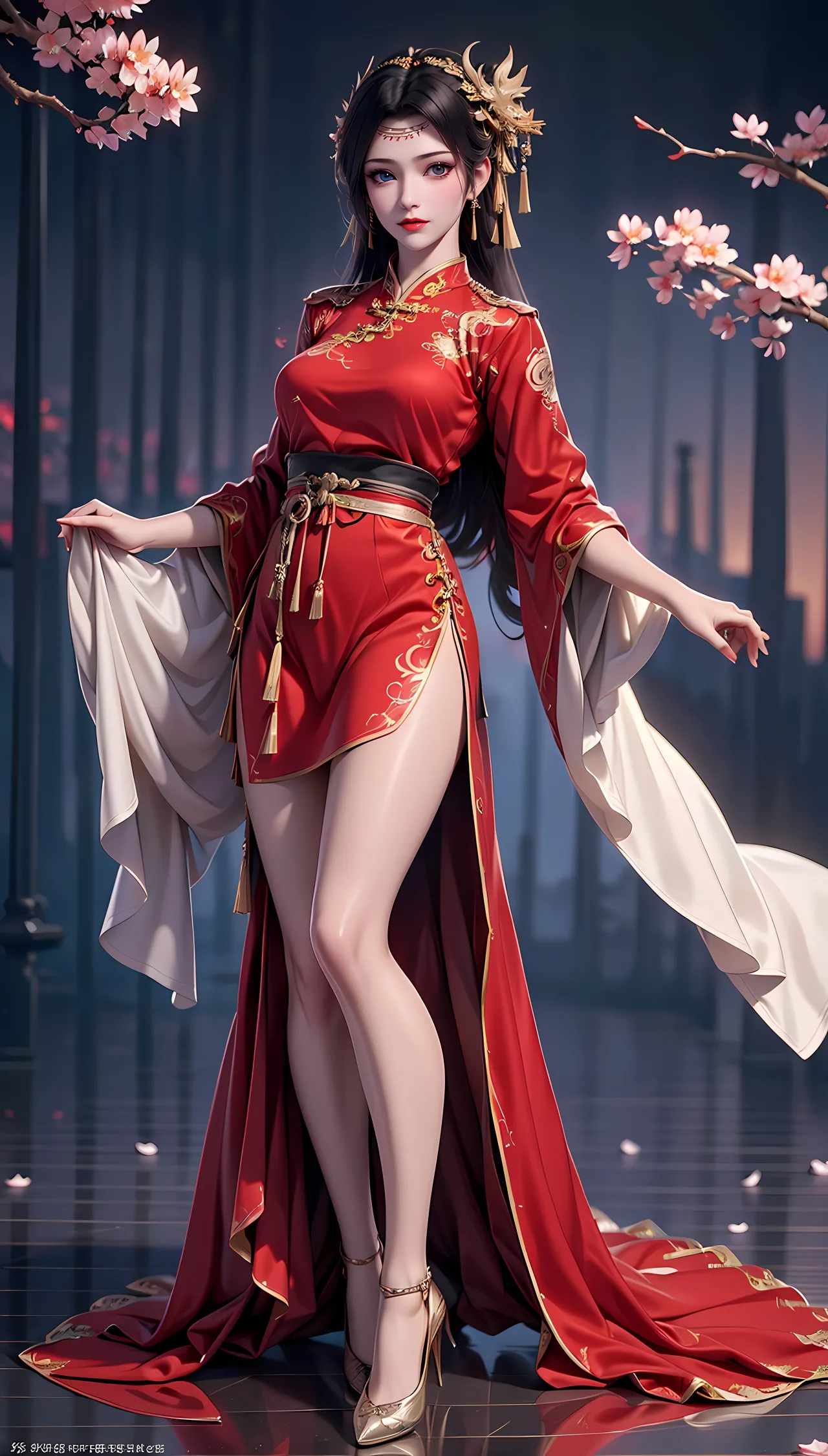 云韵红睡衣红旗袍229 page 1 full