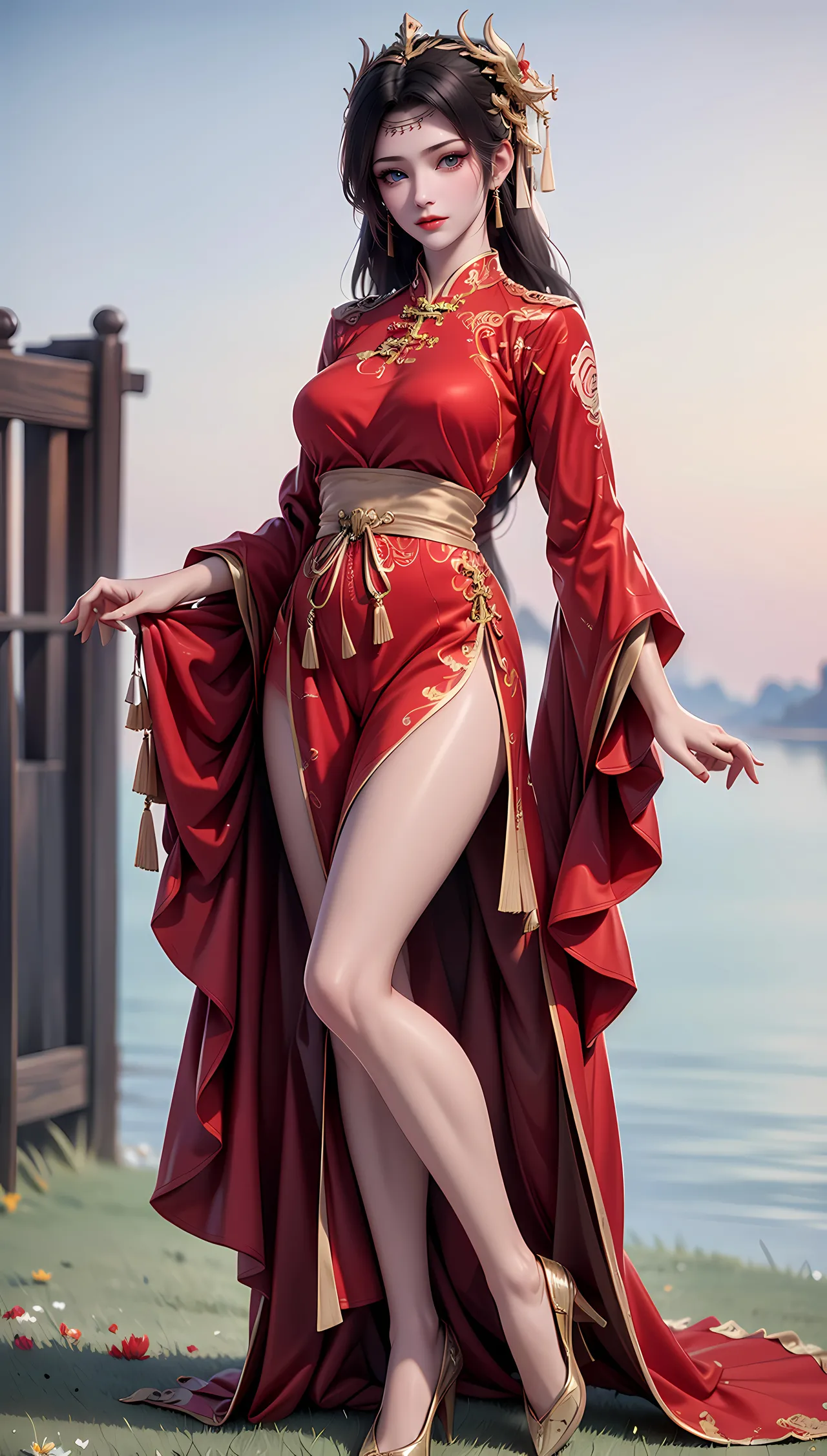 云韵红睡衣红旗袍229 page 2 full