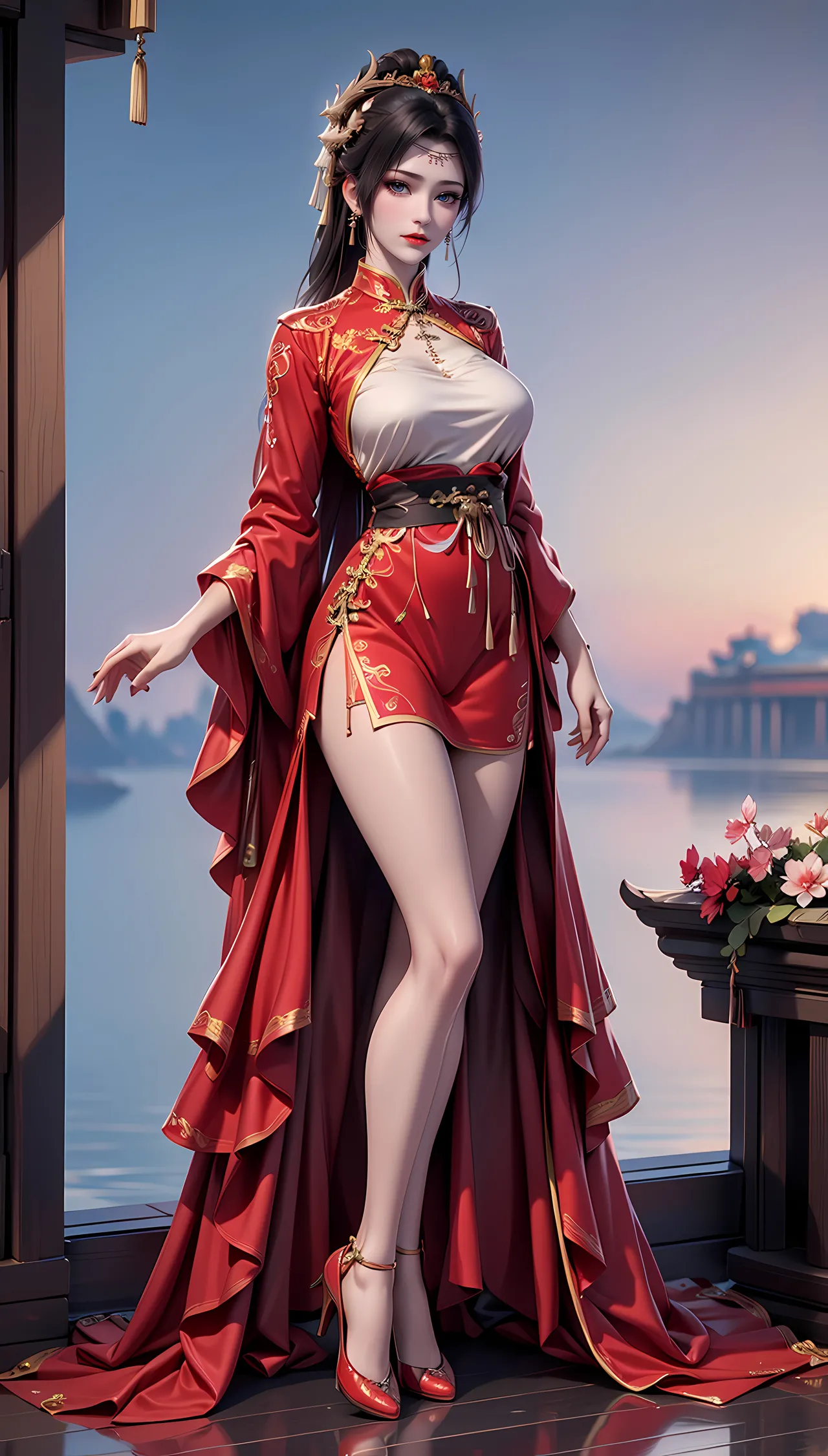 云韵红睡衣红旗袍229 page 3 full