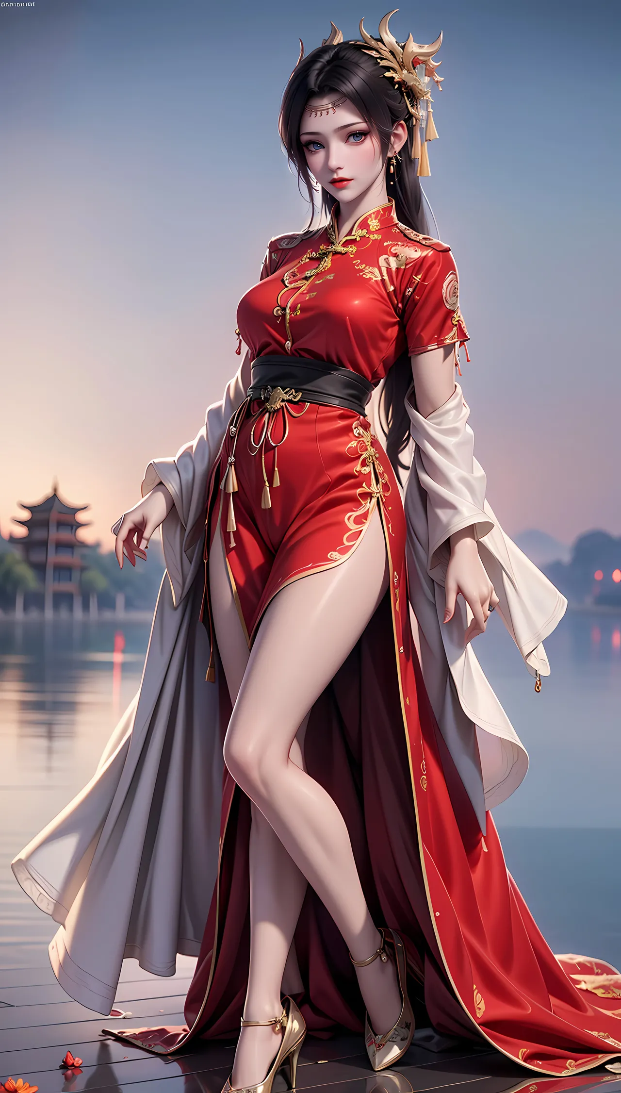 云韵红睡衣红旗袍229 page 4 full