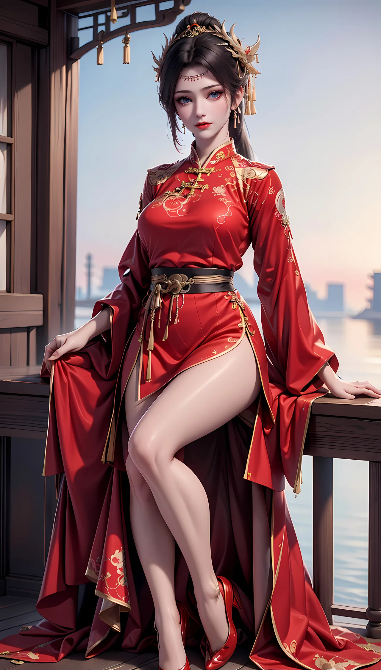 云韵红睡衣红旗袍229 page 6 full