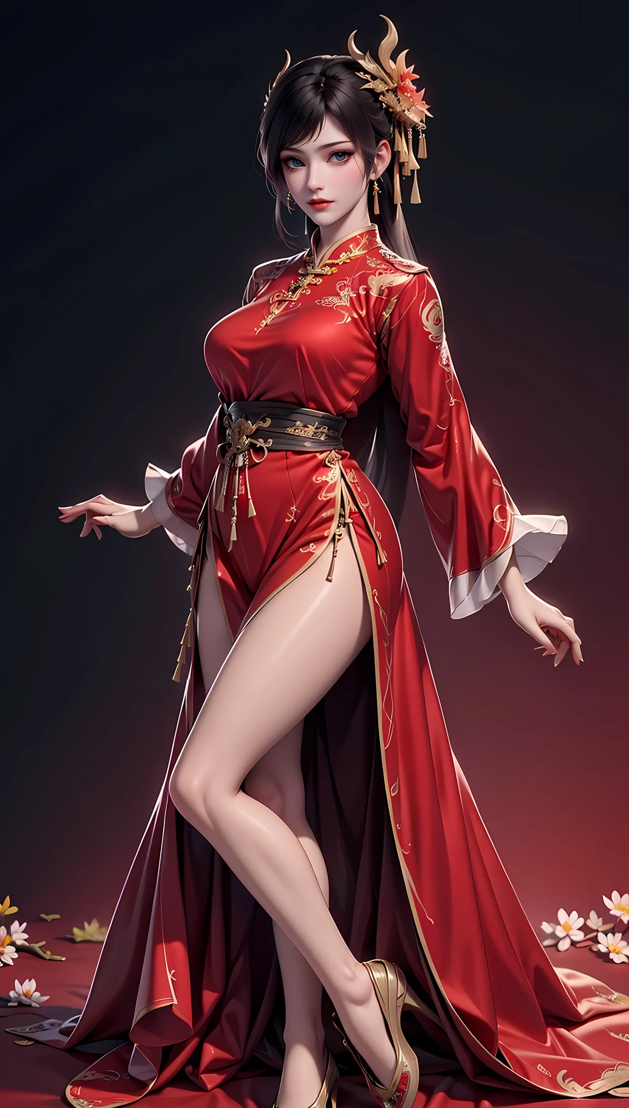 云韵红睡衣红旗袍229 page 7 full