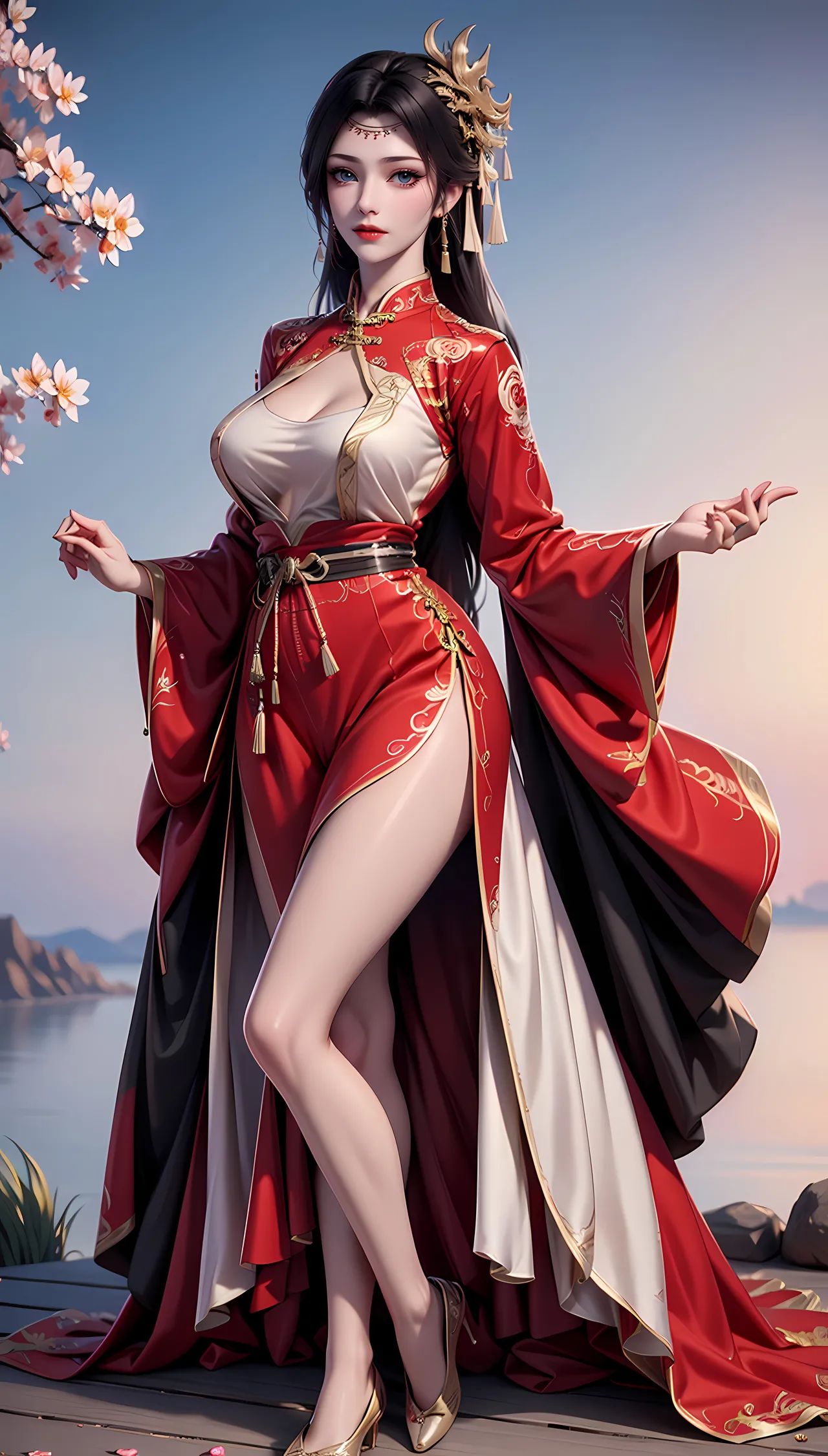 云韵红睡衣红旗袍229 page 9 full