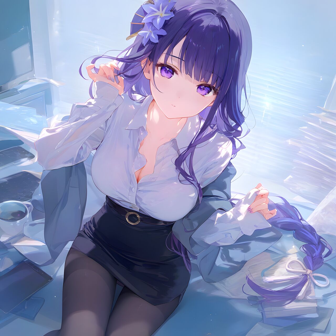 After getting drunk with ei senpai, we confirmed our feelings for each other and then went to a couple hotel to do various things. page 2 full