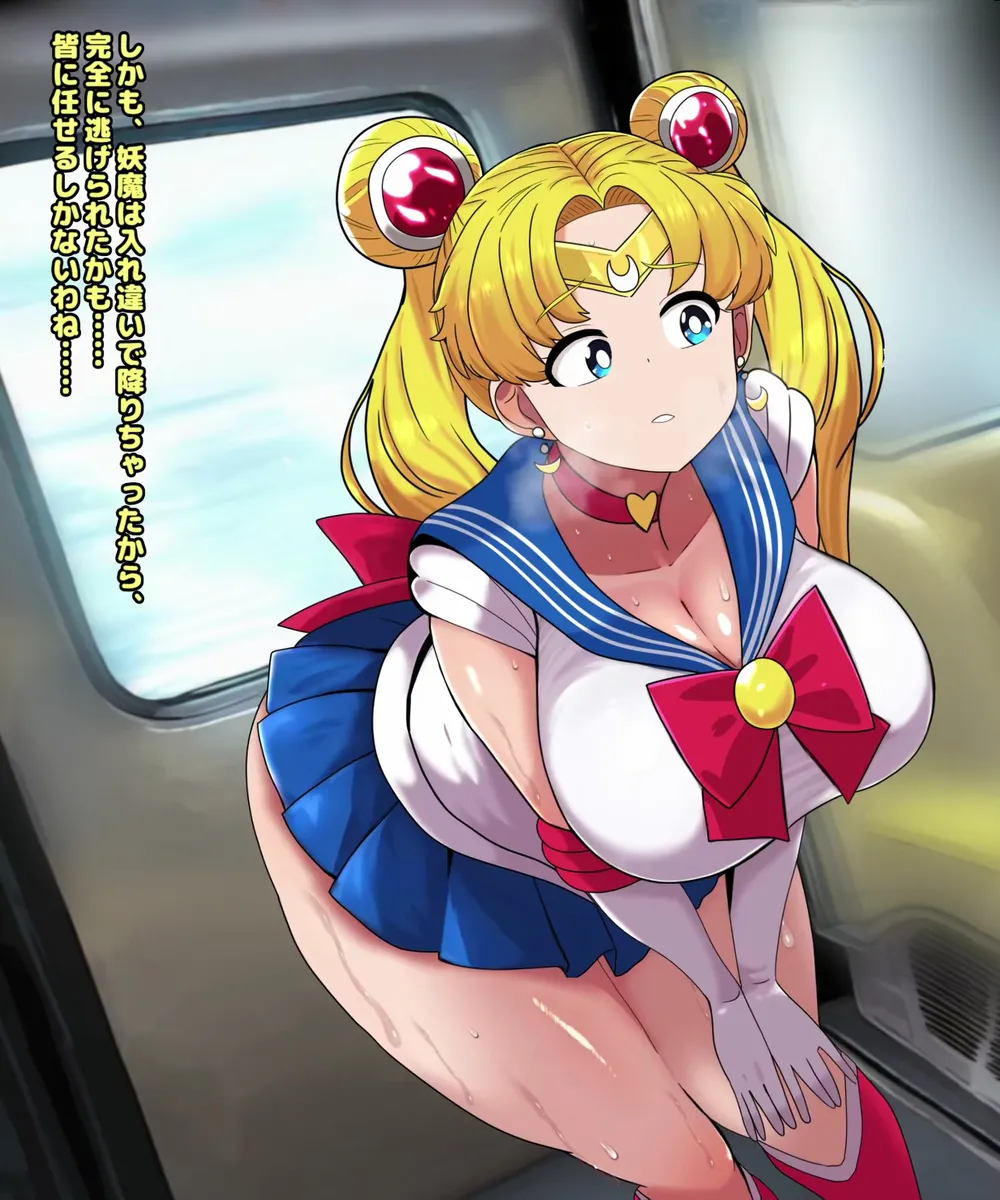 セーラームー●電車便意我慢 page 2 full