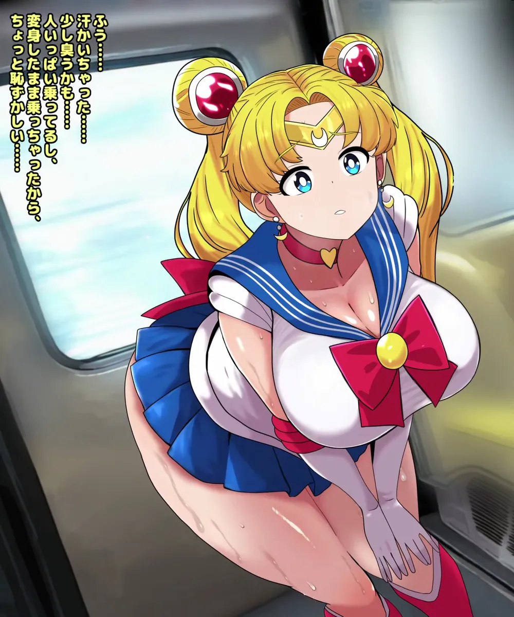 セーラームー●電車便意我慢 page 3 full