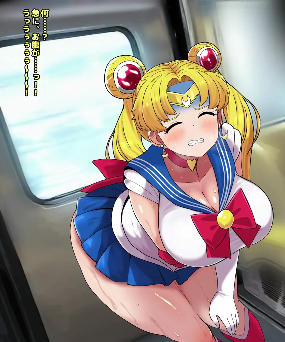 セーラームー●電車便意我慢 page 8 full