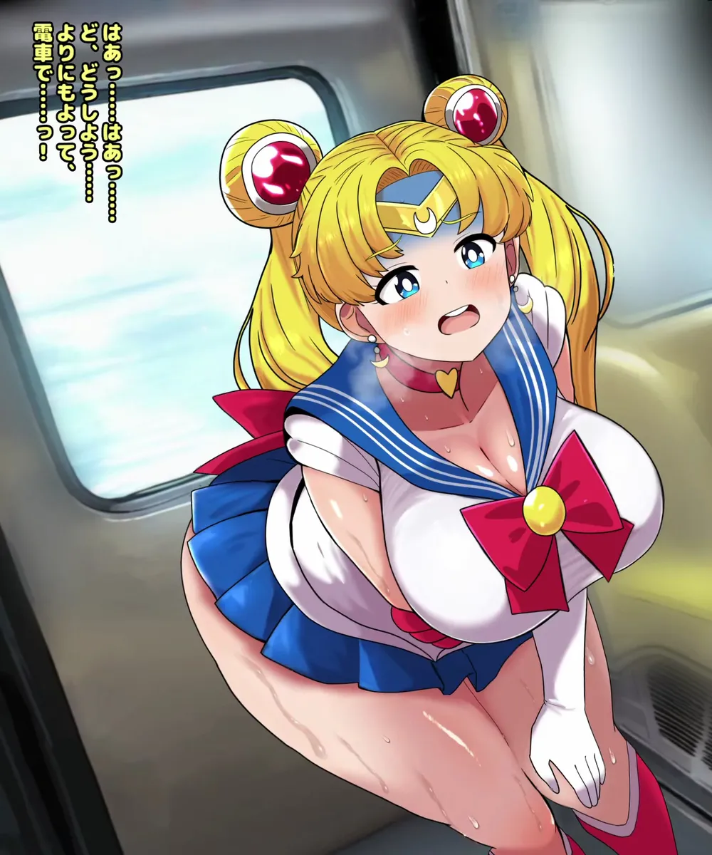 セーラームー●電車便意我慢 page 9 full