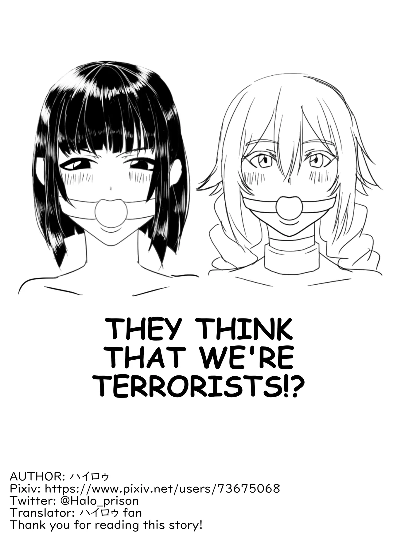 They Think That We're Terrorists!? page 1 full