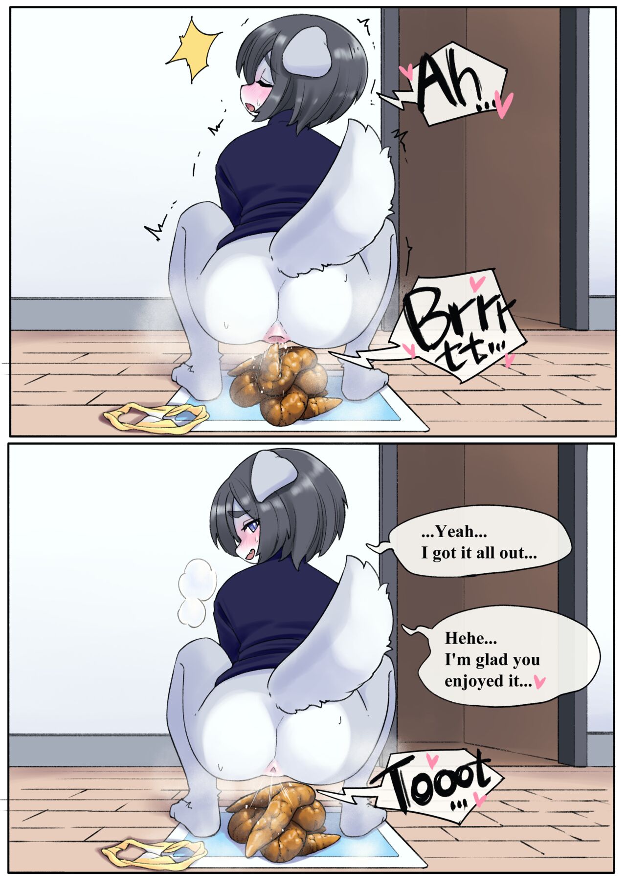 Dog Lady Showing Poop page 6 full