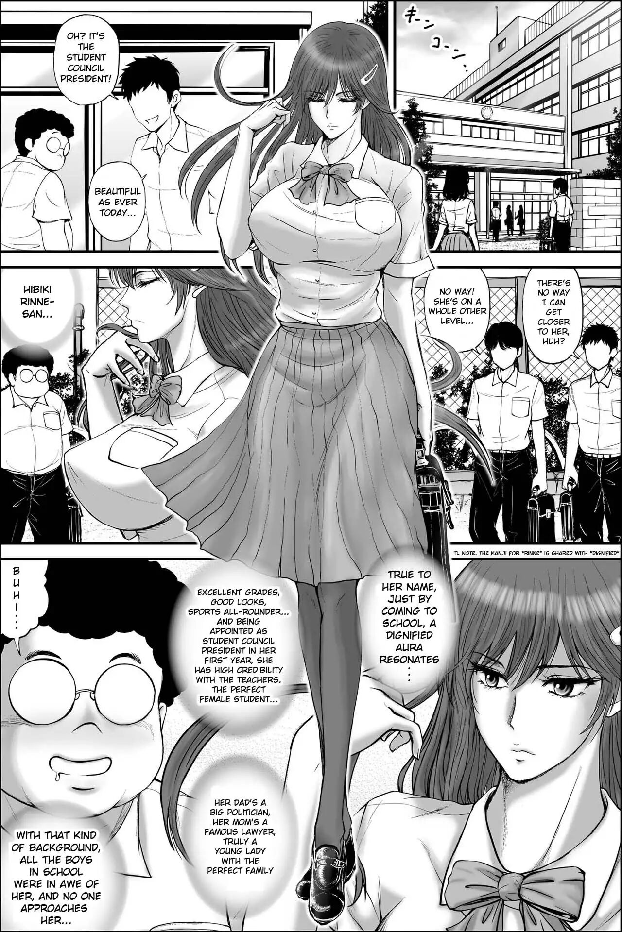 Netorare Seito Kaichou ~Hibiki Rinne no Himitsu~  Cuckold Student Council President ~Hibiki Rinne's Secret~ page 2 full
