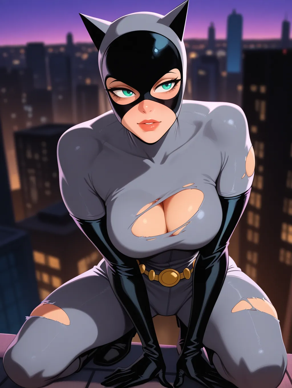 Catwoman | Batman: The Animated Series 😻 waifuinvoker ai generated page 5 full