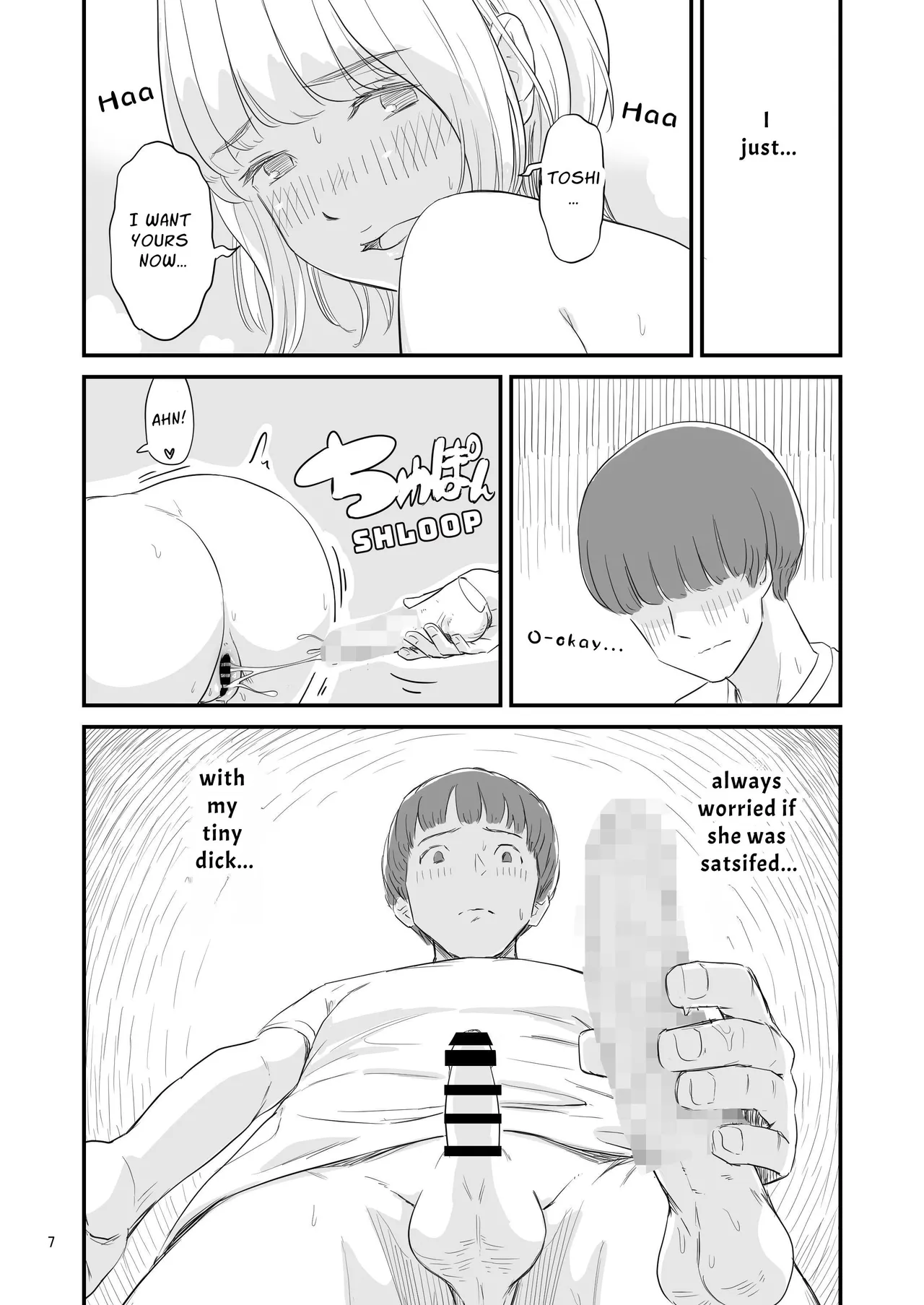 Boku no taisetsuna kanojo ga itoko no kyokon shota ni netora re chau!? | My Darling Girlfriend Was Taken By My Hung Little Cousin!? page 7 full