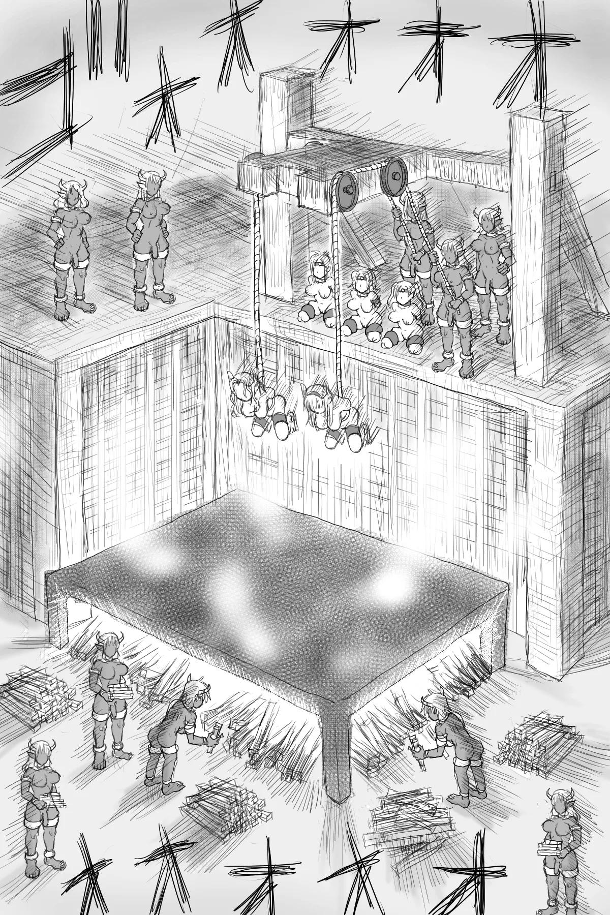 Onna senshi o teppanyaki shokei! page 5 full