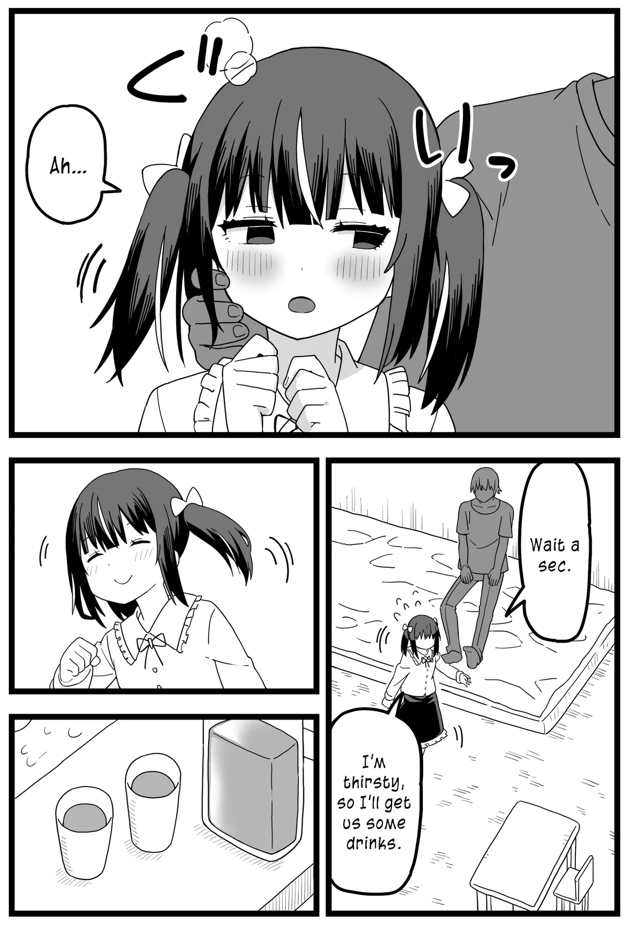 Uwaki ga Barete Kanojo ni Chiisaku Sarete Taberareru Manga | Caught Cheating, Shrunk, and Eaten by His Girlfriend page 2 full