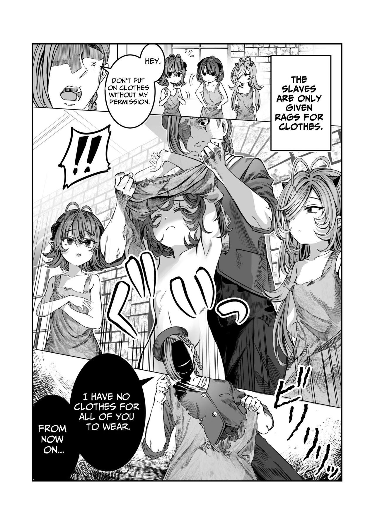 Dorei o Choukyou shite Harem Tsukuru ~Sodateta Dorei-tachi to Junai Harem H suru made no Hanashi~ "Manga Ban" | Training My Servants To Create A Harem page 8 full
