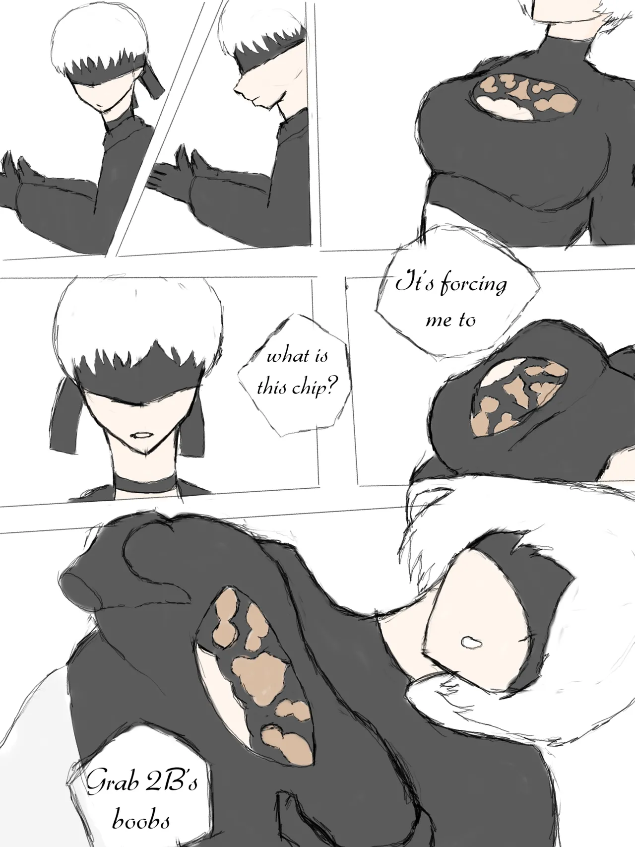 2B x 9S hentai remake page 4 full