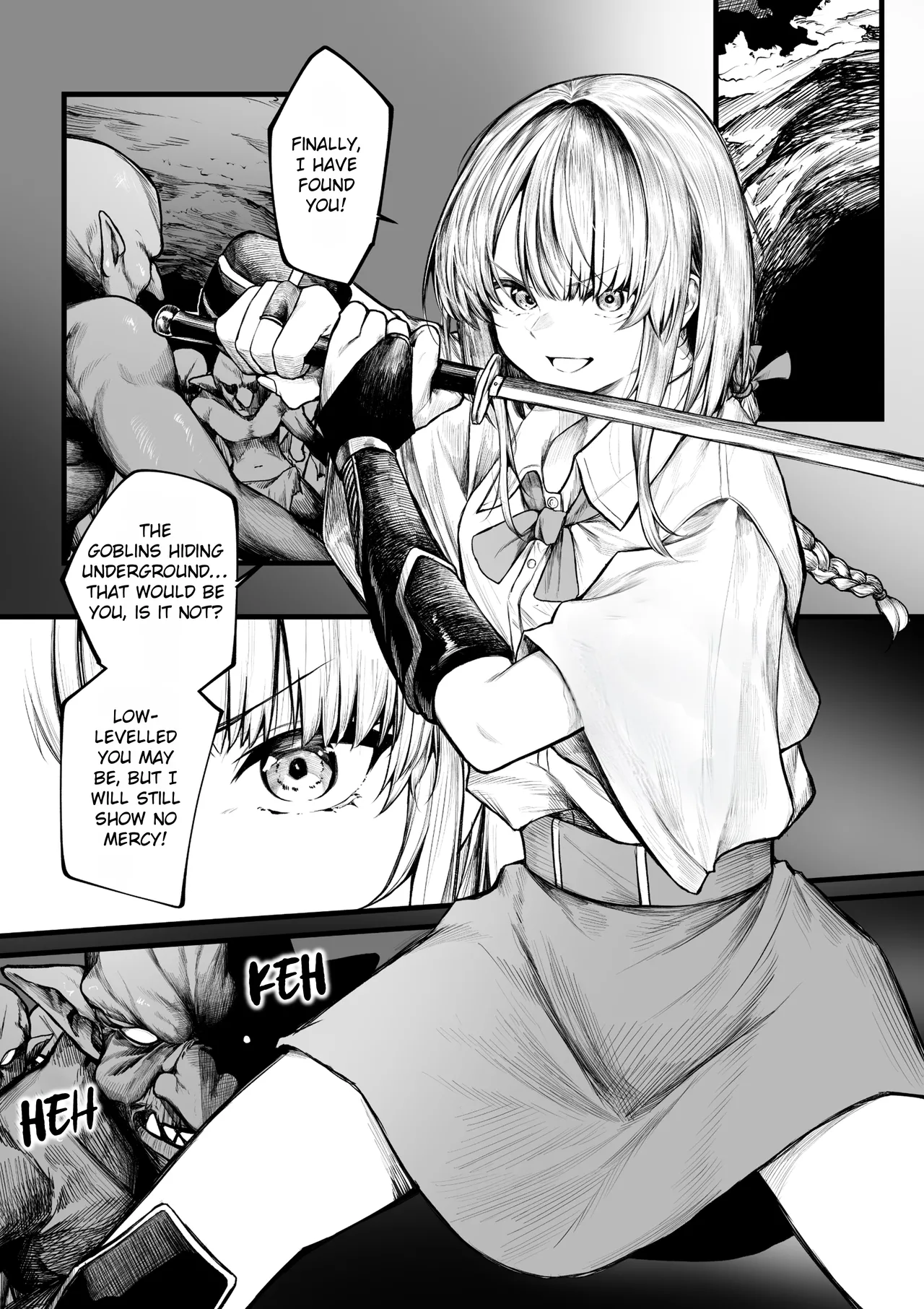 The Gloomy Adventurer Won't Lose to Goblins page 1 full