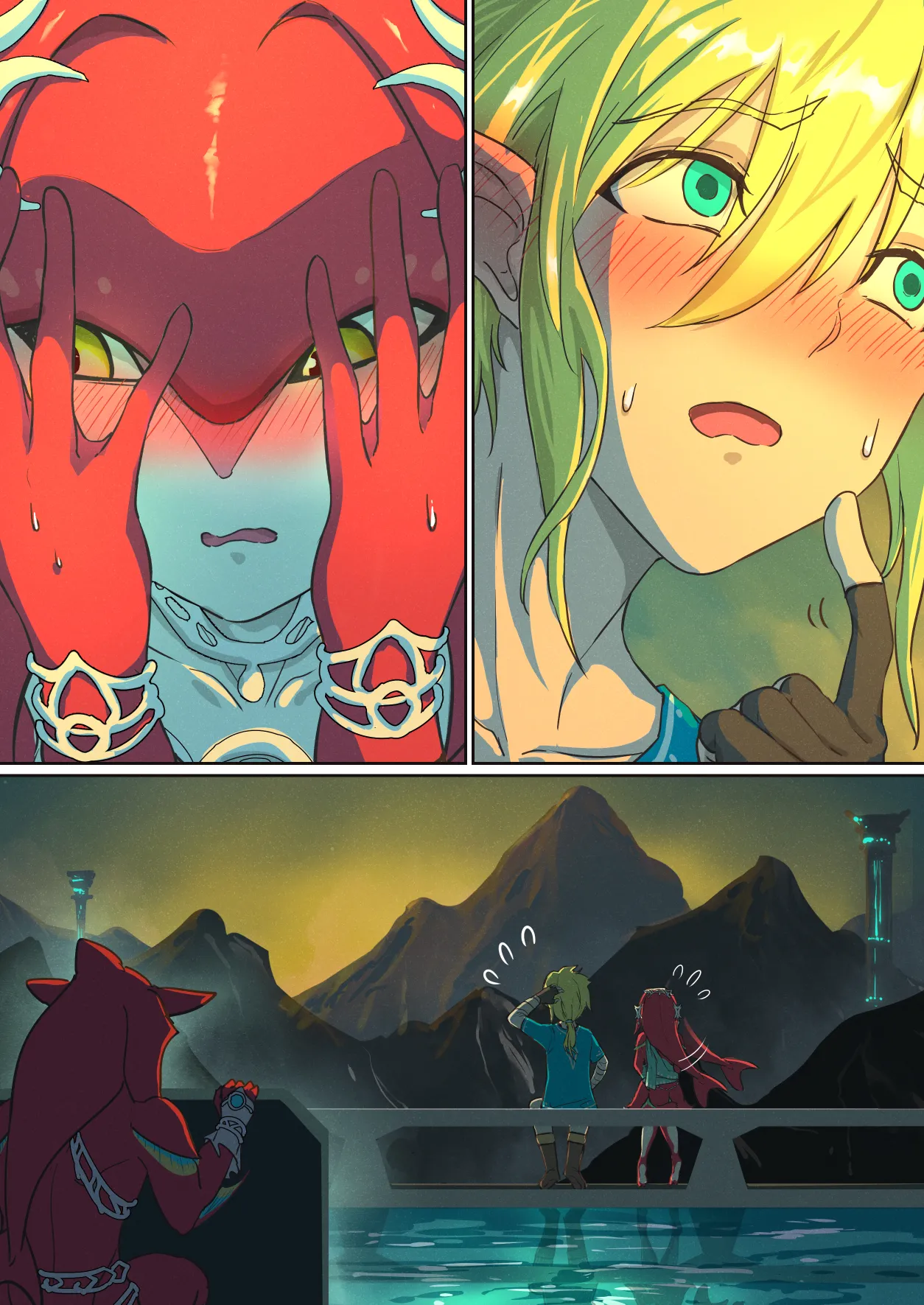 The Legend of Zelda: Date with Mipha page 9 full