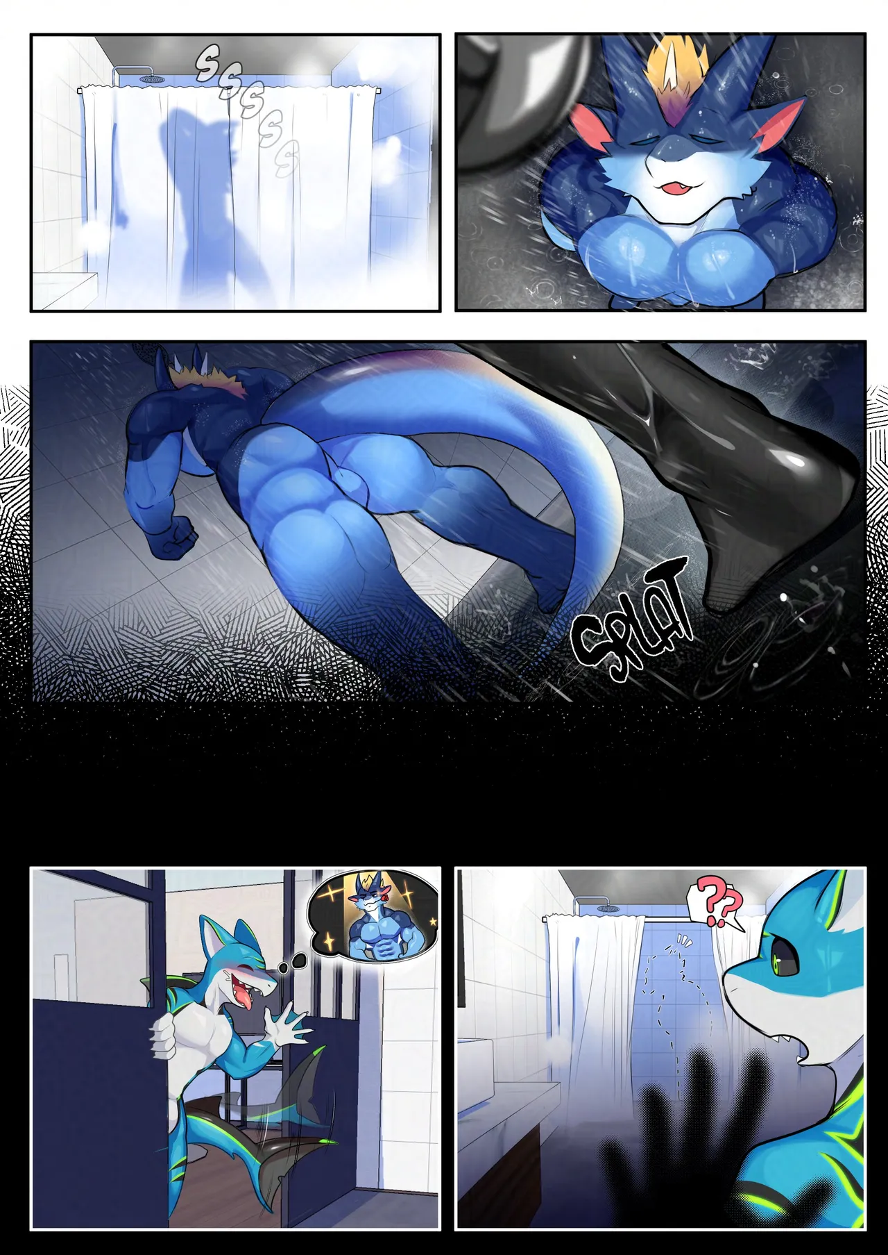 Latex Dragons page 1 full