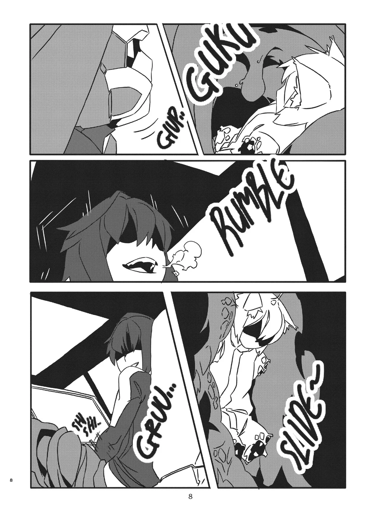 Alien-Giantess Size Difference Joint Comic page 7 full