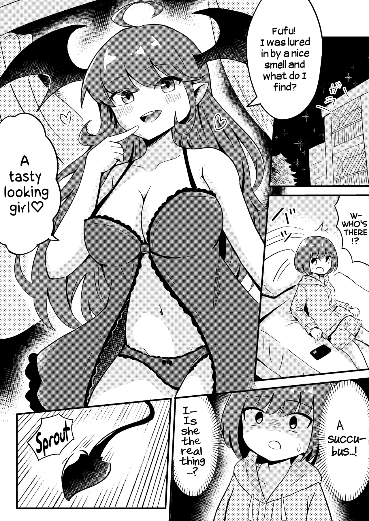 Ubu na Succubus Wakarase Yuri Ecchi | Teaching the Inexperienced Succubus a Lesson with Yuri Sex page 3 full