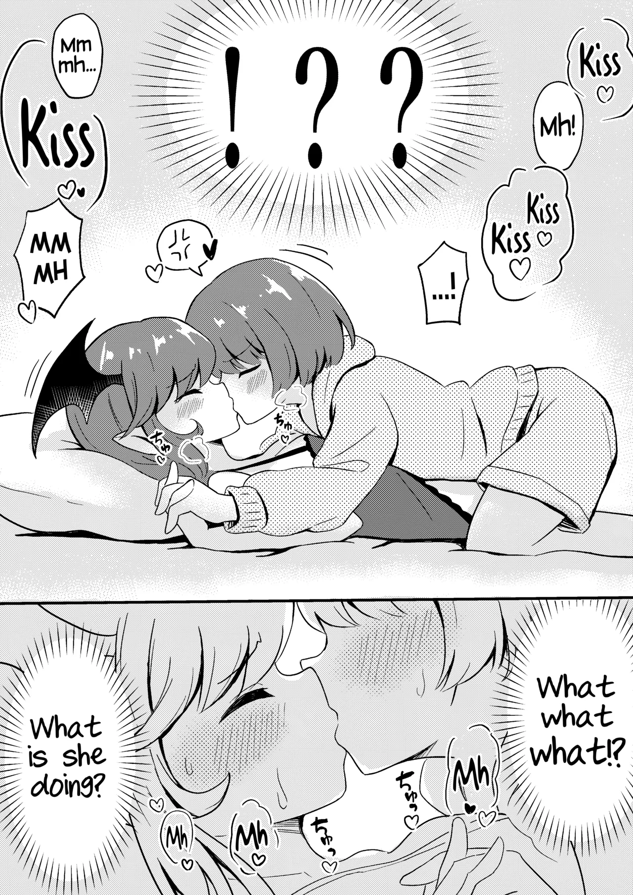 Ubu na Succubus Wakarase Yuri Ecchi | Teaching the Inexperienced Succubus a Lesson with Yuri Sex page 6 full