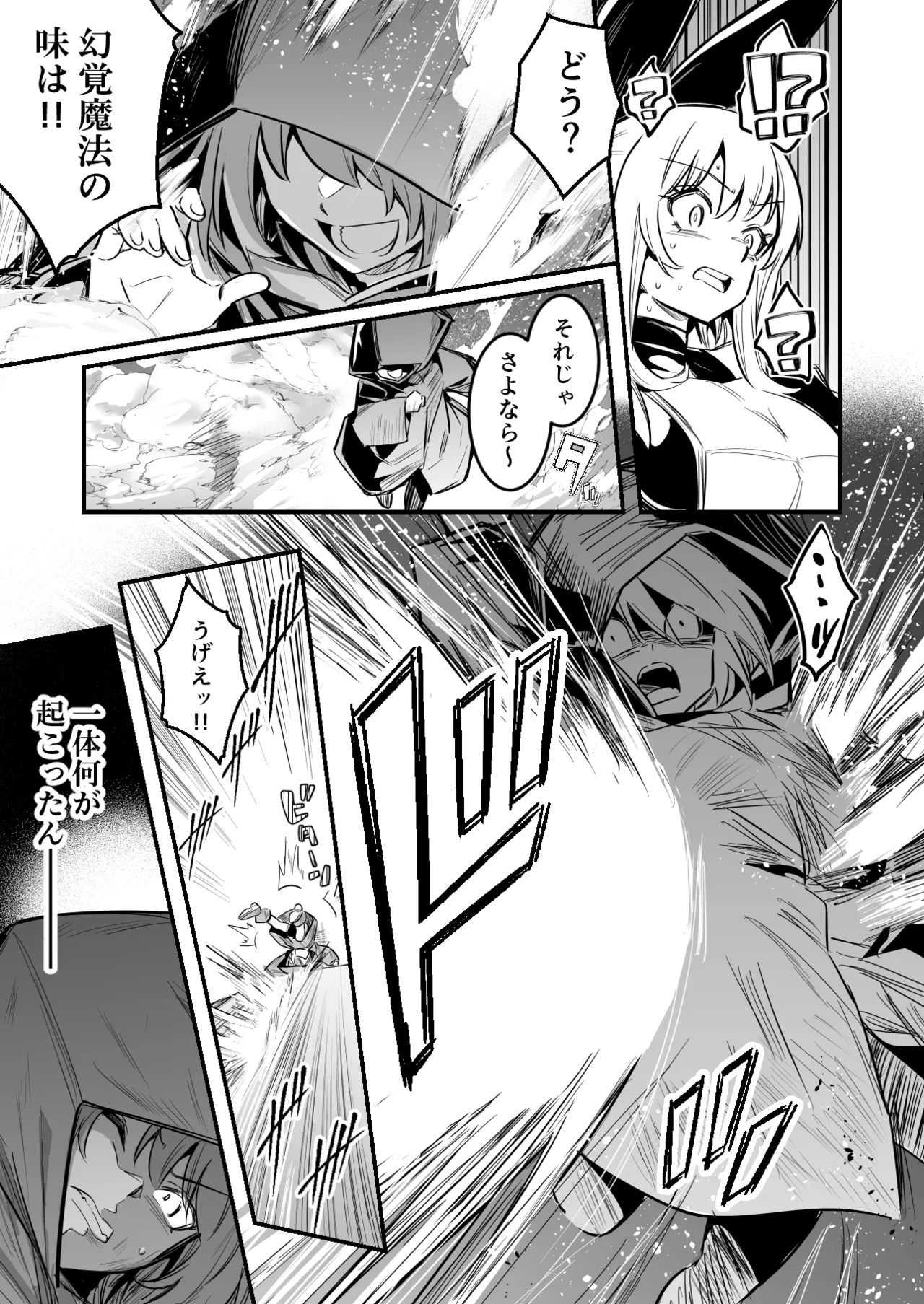 街で遭遇したスリに幻覚魔法をかけらてしまい、逆に襲っちゃう冒険者ちゃん page 3 full