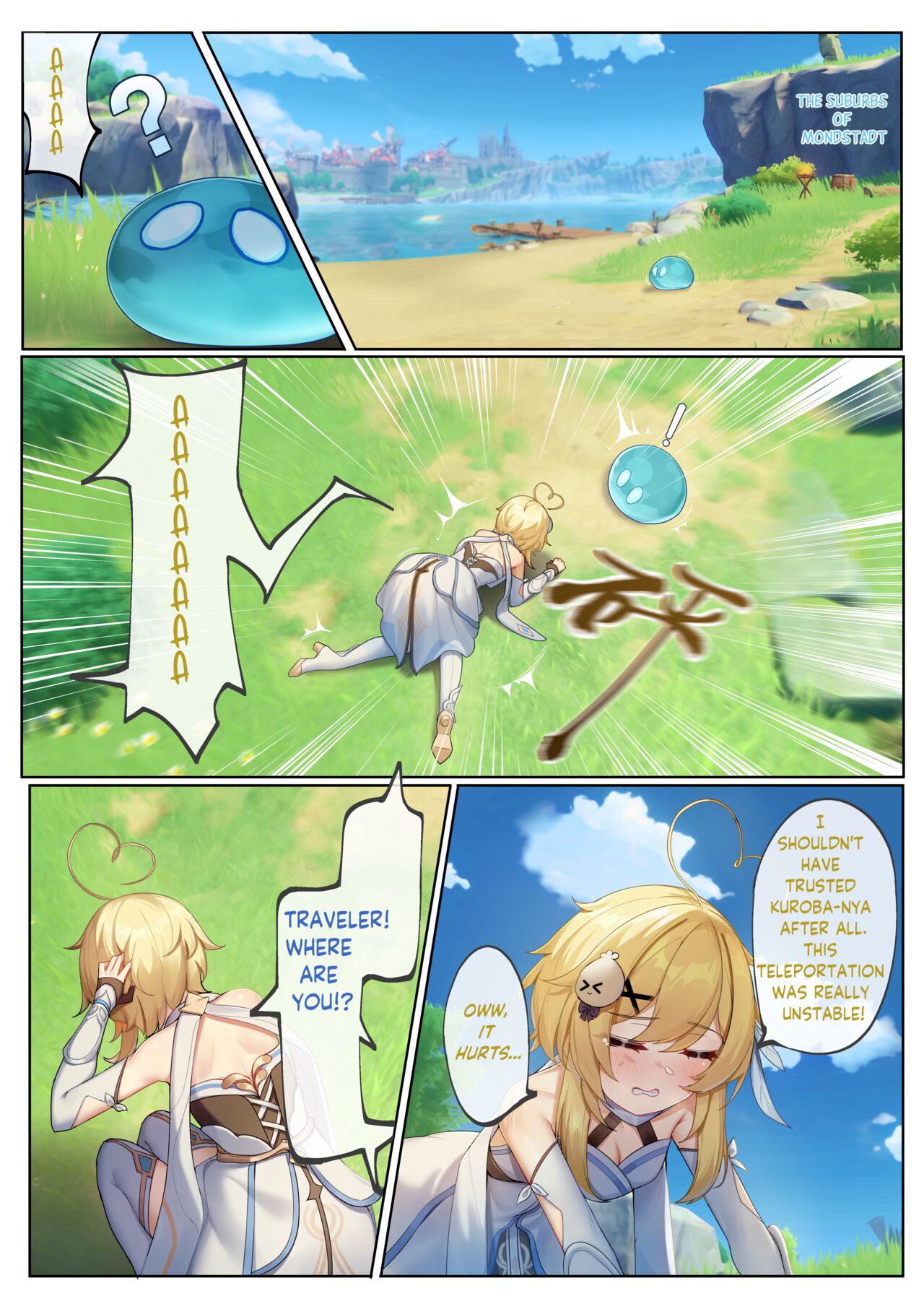 Teyvat ni Teni Shitara, Chimyaku Ijou de Minna Les ni Nacchatta | When I was Teleported to Teyvat, A Ley Line Disorder Turned Everyone into Lesbians page 4 full