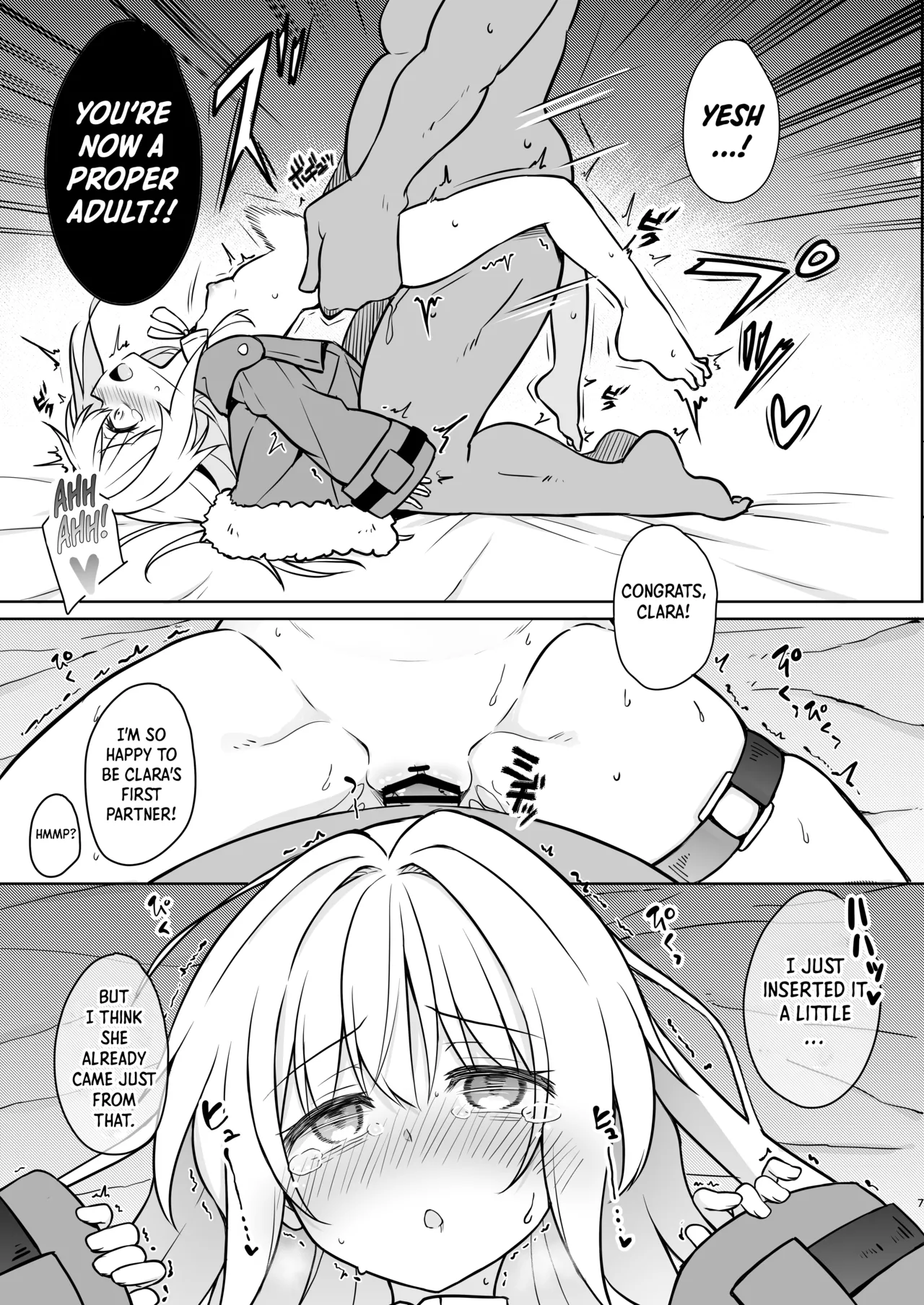 Clara o Saimin Shite Hanshoku no Unmei o Ayumitai | Hypnotizing Clara to Breed for Life page 6 full