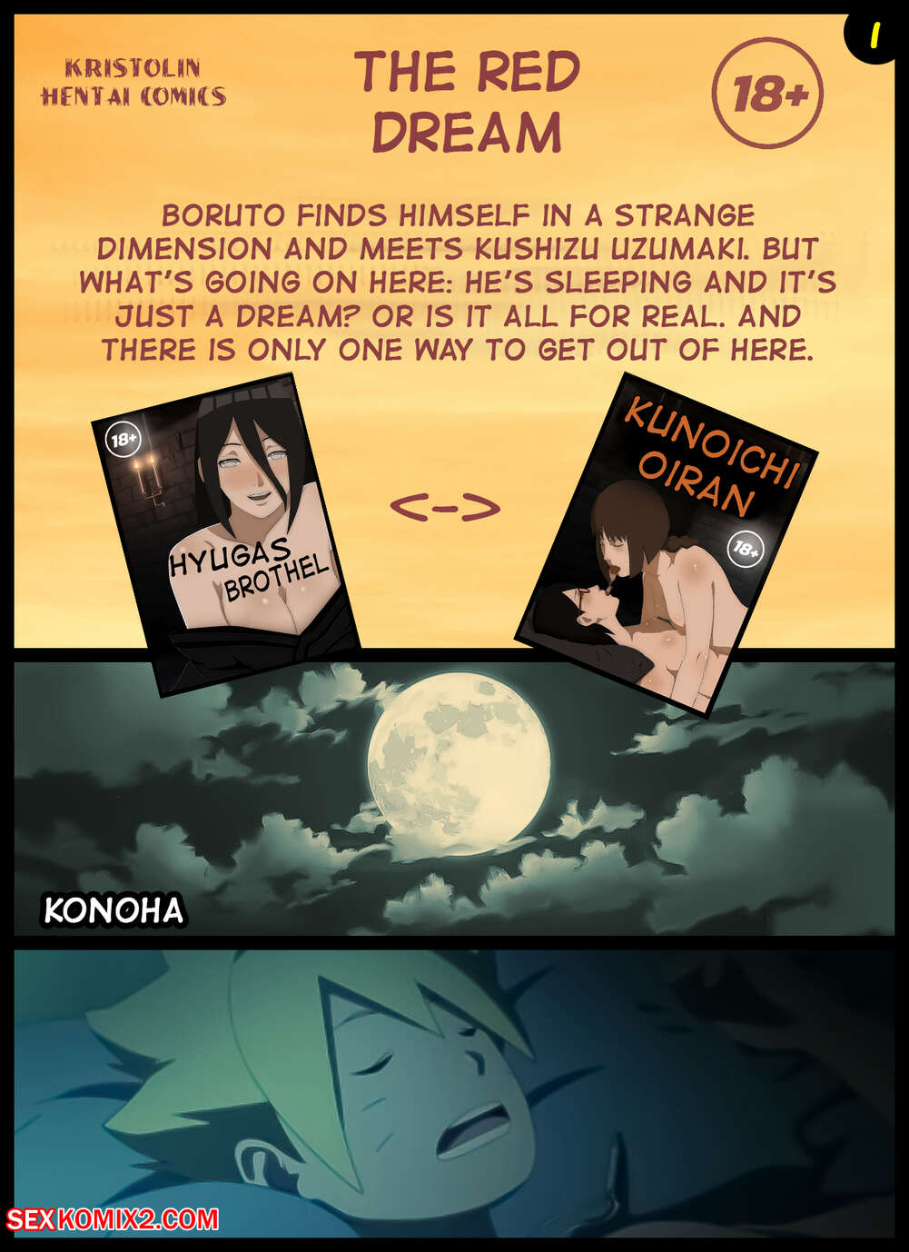 Naruto. The Red Dream. KristoLin for sexkomix2.com page 2 full