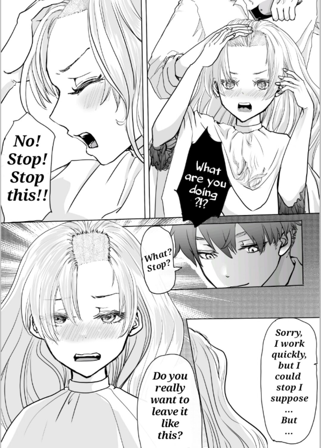 髪を切る漫画 page 8 full