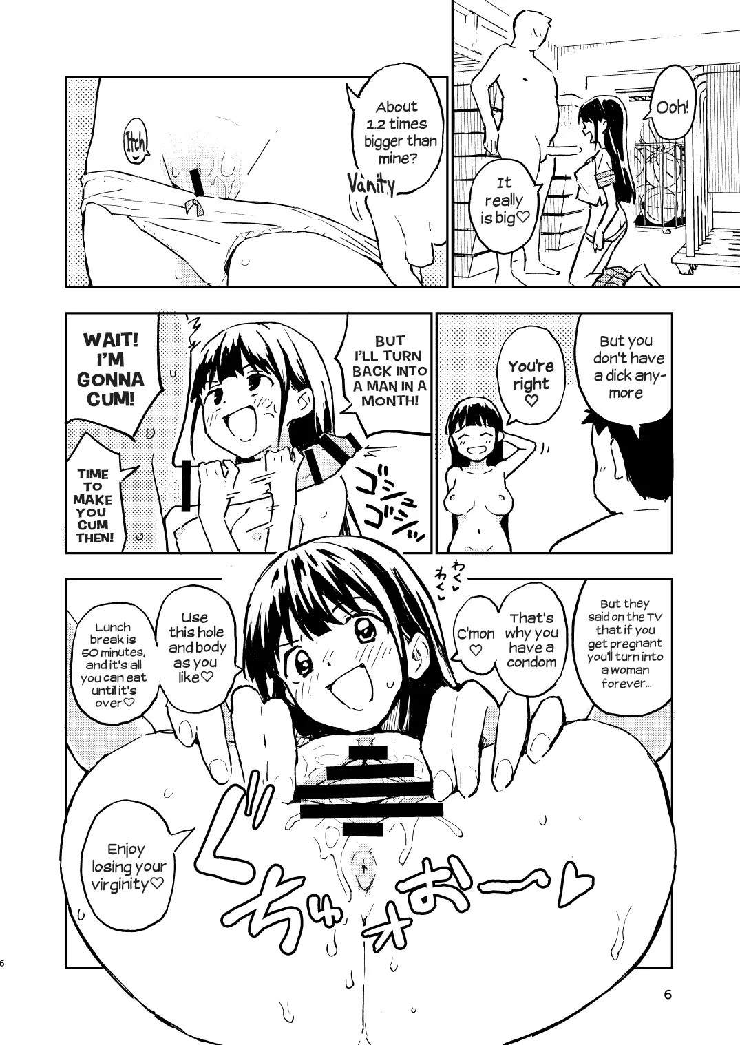 1-kagetsu Ninshin Shinakereba Otoko ni Modoreru Hanashi  | As Long As I Don't Get Pregnant for 1 Month, I'll Turn Back Into a Man page 5 full