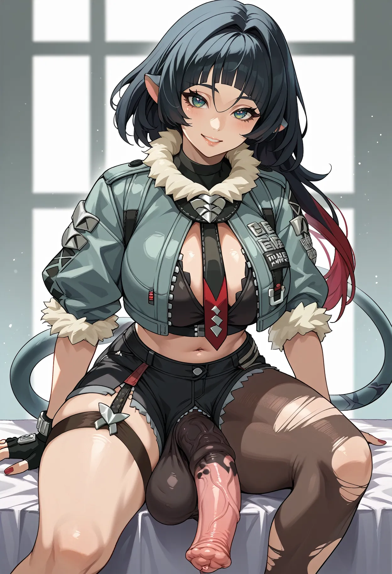 Jane Doe | Zenless Zone Zero | Horsecock futa fourt2 ai generated page 10 full