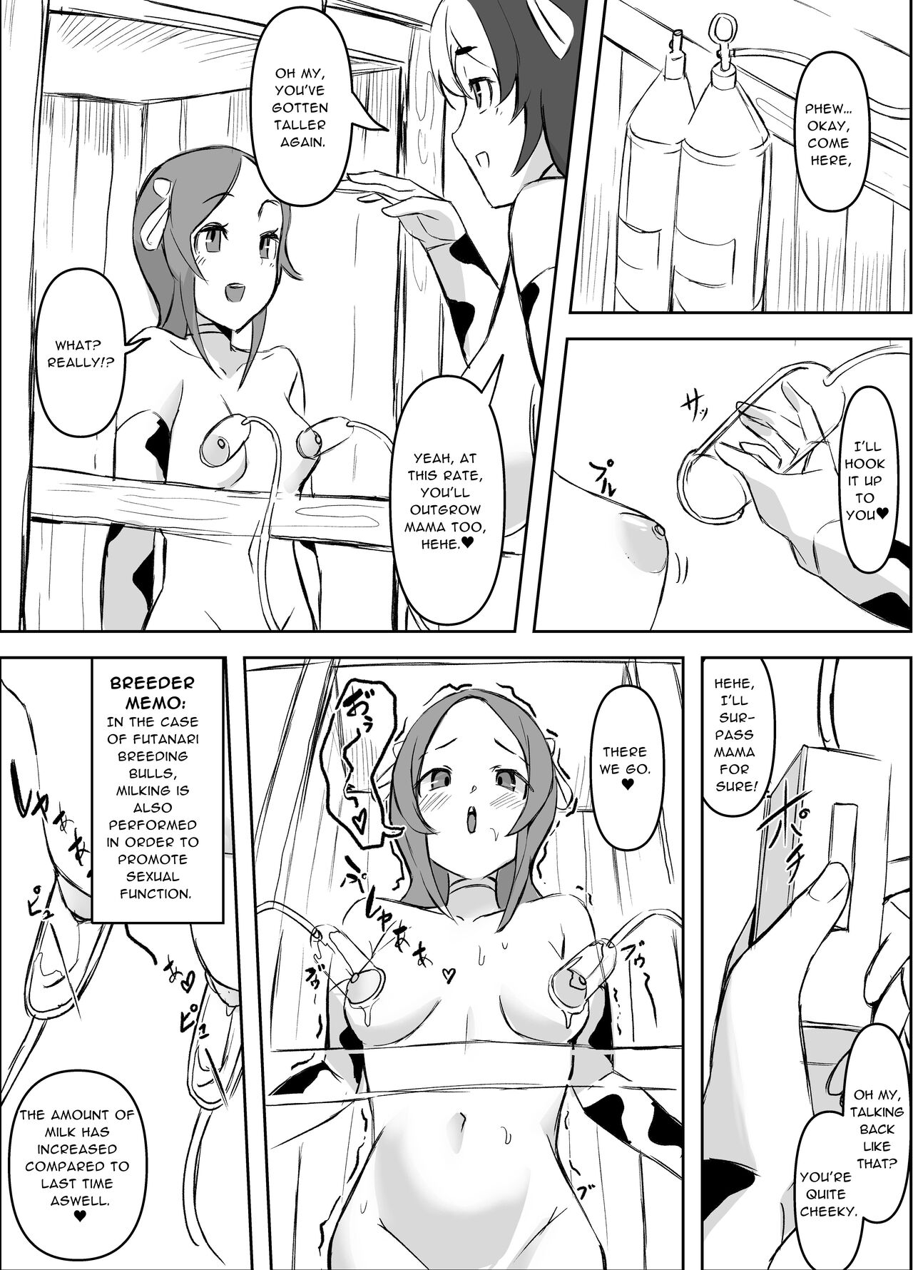 Futanari  Sakusei Bokujou  Monogatari | Futanari Cumsuckery Ranch Tale page 9 full