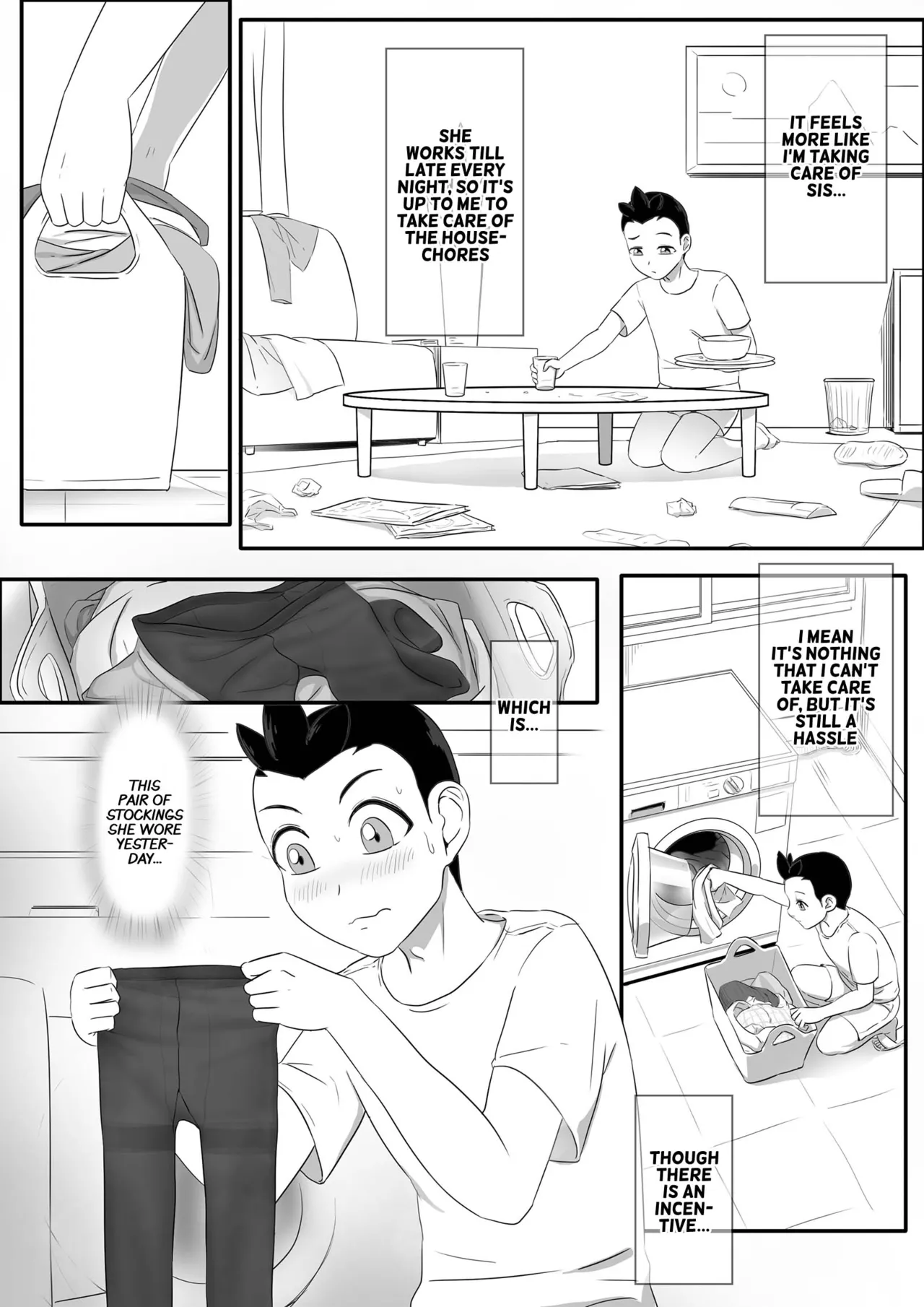 Parasite Extra - Tsukioi's younger brother, continued page 3 full
