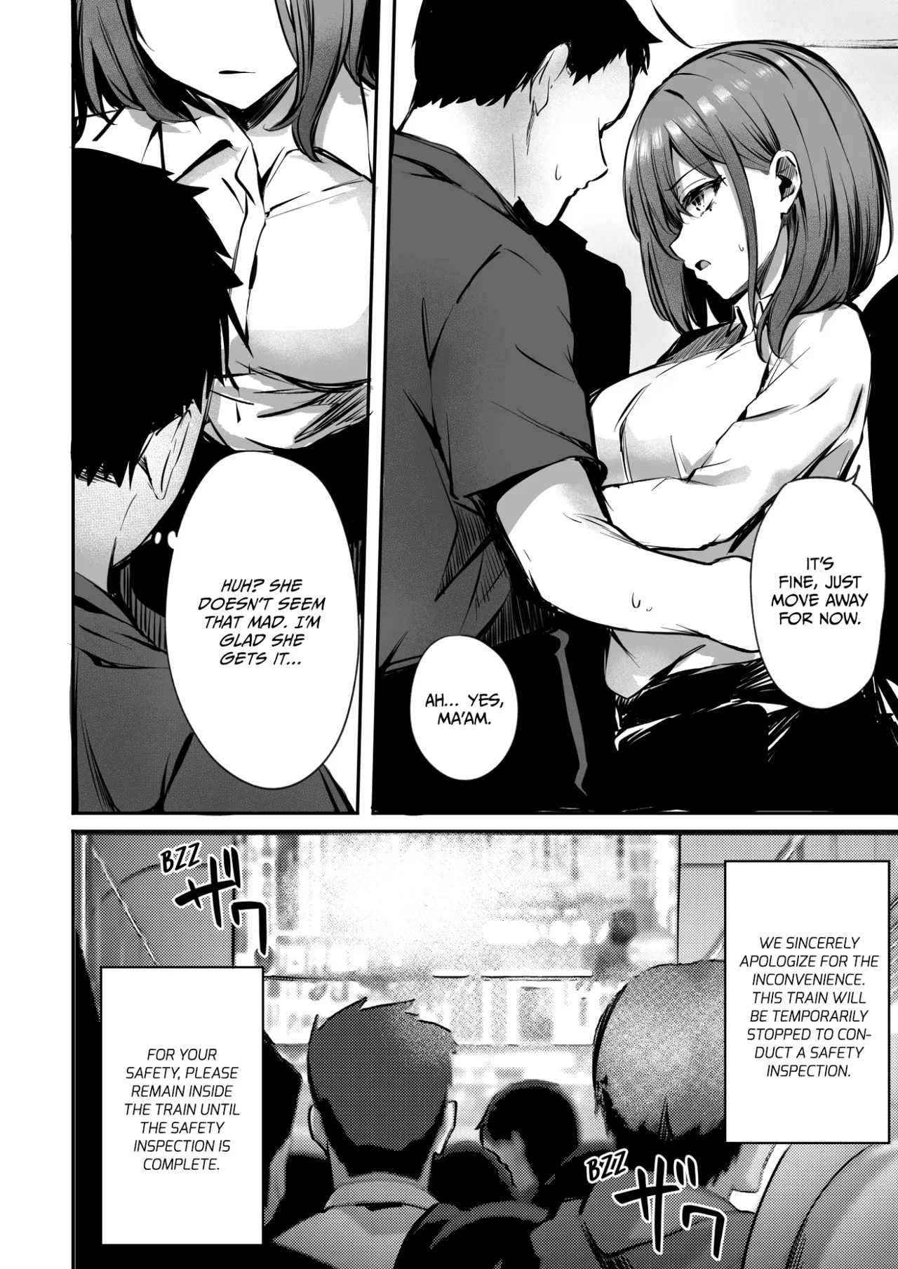 Mitchaku! Onee-san ni Fukakouryoku kara ka Shibushibu Nuite Moratta Hanashi | Glued Together! The Story of How a Lady Reluctantly Got Me off Due To Unavoidable Circumstances page 8 full