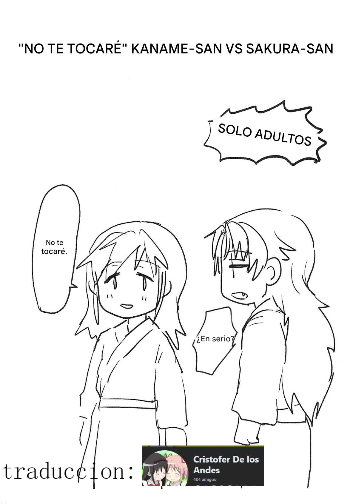 akura-san | "No te tocaré" Kaname-san VS Sakura-san page 1 full