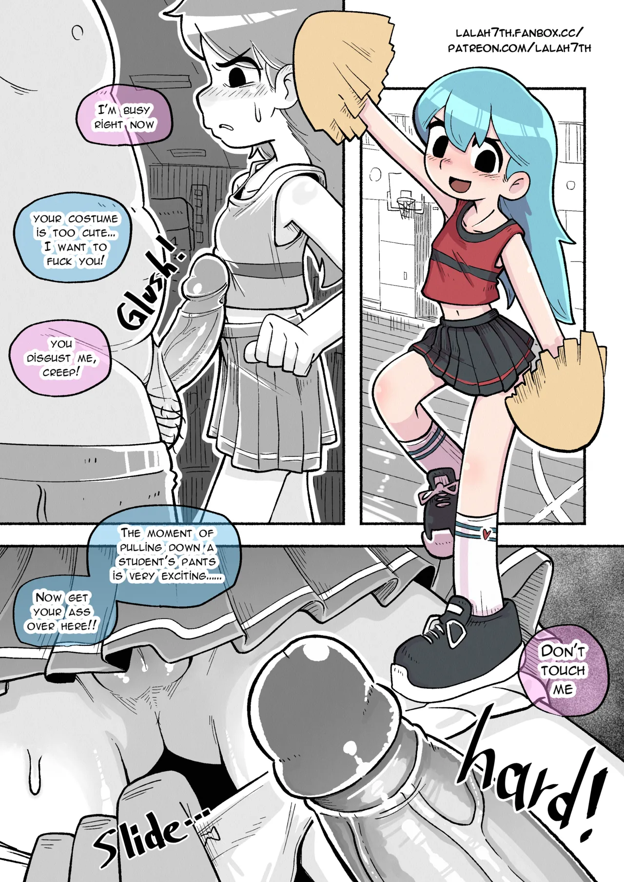Cheerleader Hilda page 1 full