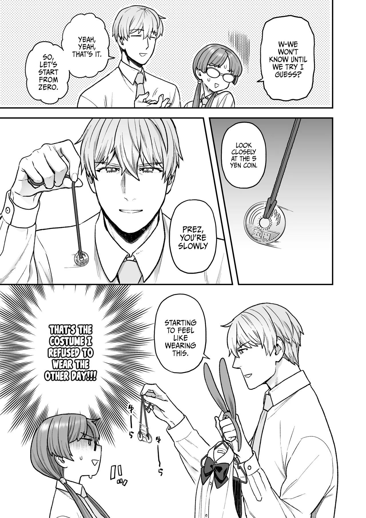 Iinchou to Mitsuda-kun no Ouchi de Bunny - Otonashi Kotoha and Mitsuda Makoto Vol. 4 | The Prez and Mitsuda-kun Doing Bunny Play At Home - Otonashi Kotoha and Mitsuda Makoto Vol. 4 page 7 full